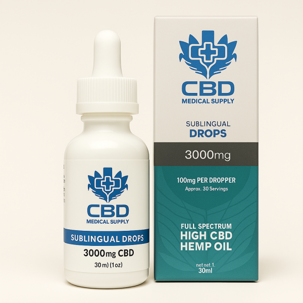 Full Spectrum RSO | CBD Sublingual Drops | 3000mg